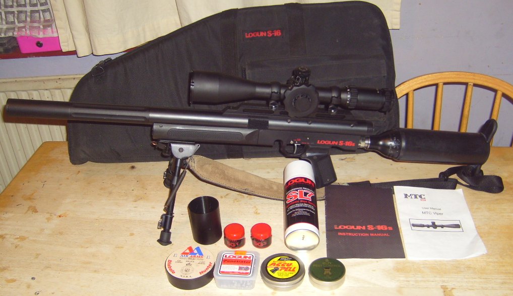 Logun S16 Air Rifle PCP Seal Kit for S16 MK 1 2 or 3 