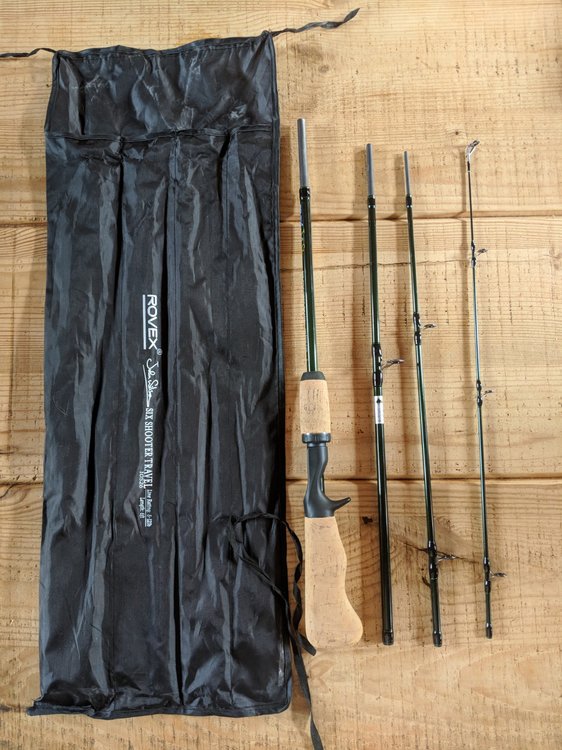 Lure Fishing Rod - John Wilson Six Shooter - Unused - 4 Piece Travel ...