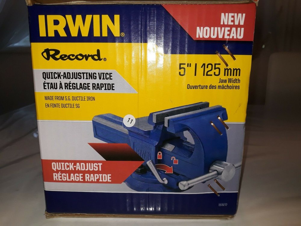 Brand new Irwin Record 1978272 Quick-Adjusting Vice 125mm (5in) - Other ...