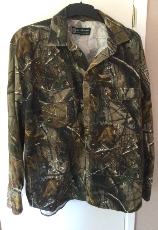 Deer Hunter Long Sleeve Button Shirt Woodland Camo Pattern - Other ...