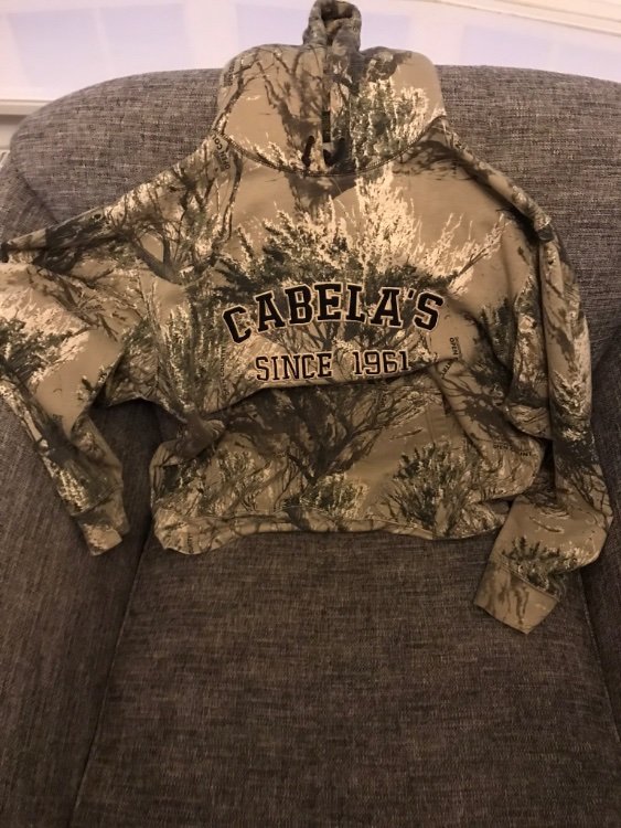 Cabela's hoodie store camo for sale